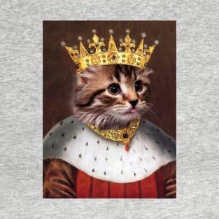 Portrait of Cat as a King - King Cat - Pet Gift T-Shirt